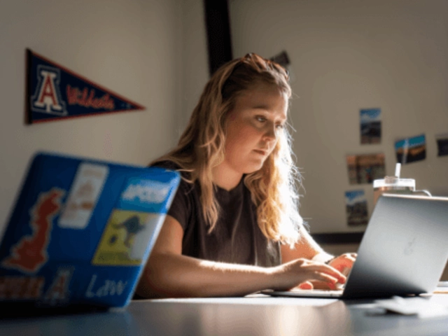 Student on their laptop