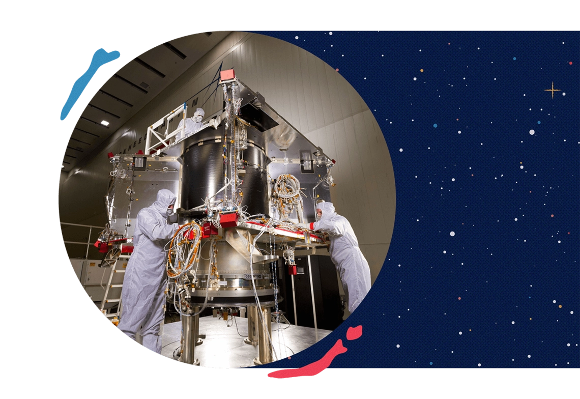 group of scientists working in a University of Arizona research facility